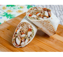 Бурито с овощами и рисом