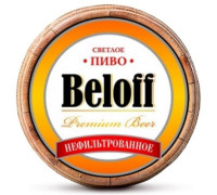 Пиво "Beloff" нефильтрованное 1 л.